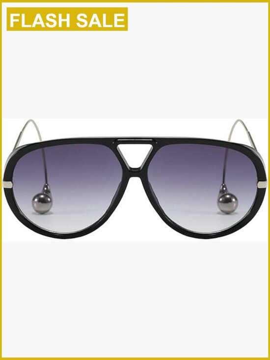 Oversized Pilot Shield Sunglasses Women Luxury Trendy Big Frame Eyewear main image 5
